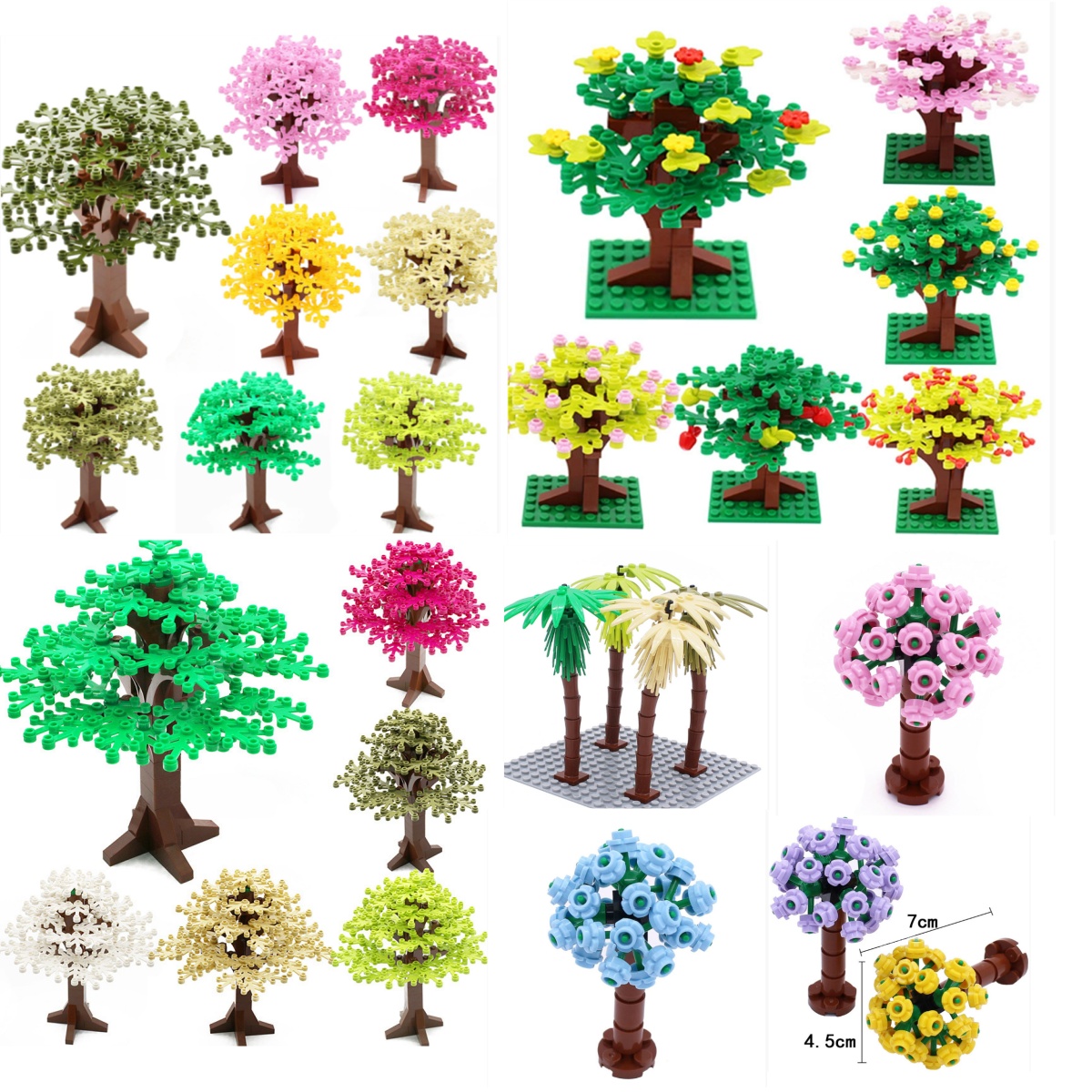 Bonsai Garden Lego Set - Edifici Blocchi Albero Set di fiori