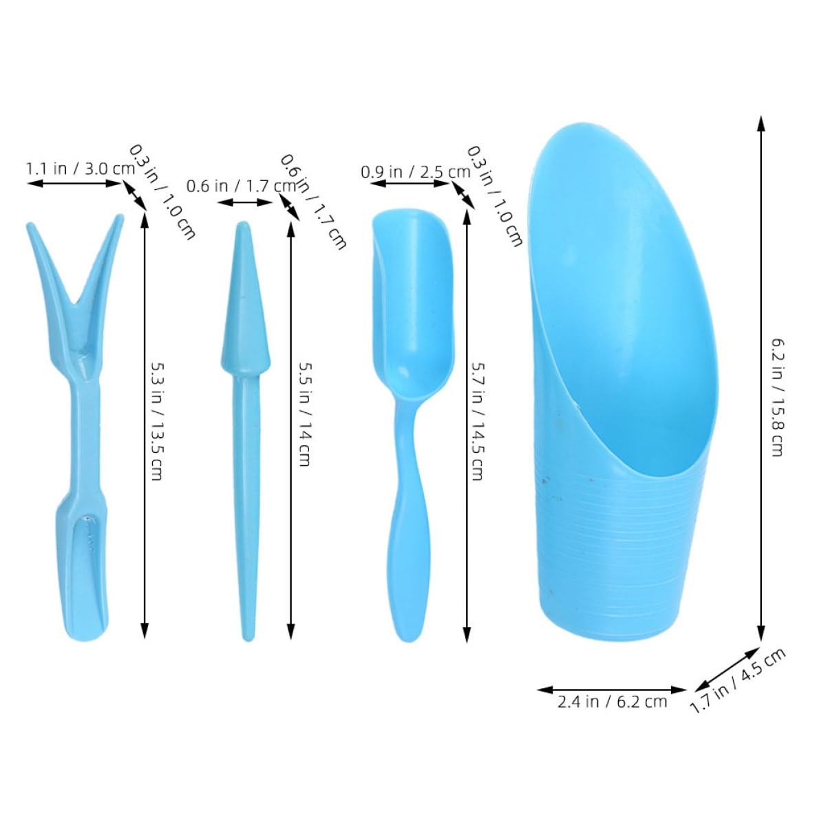 4 pz/set, plastica durevole se - Soil Scoop Tool recensione e prezzo