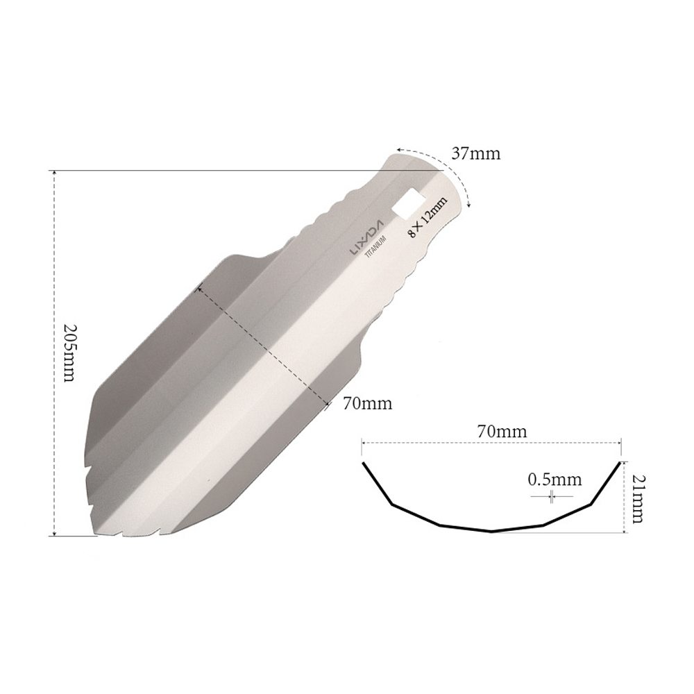 Lixada Pala da giardino in tit - Soil Scoop Tool recensione e prezzo