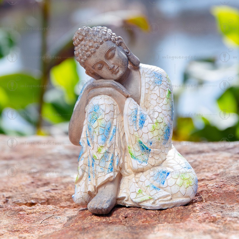 Mini Statua di Buddha, Nuovo O - Us Bonsai Garden recensione e prezzo
