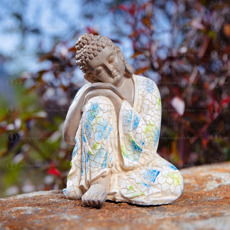Mini Statua di Buddha, Nuovo O - Us Bonsai Garden recensione e prezzo