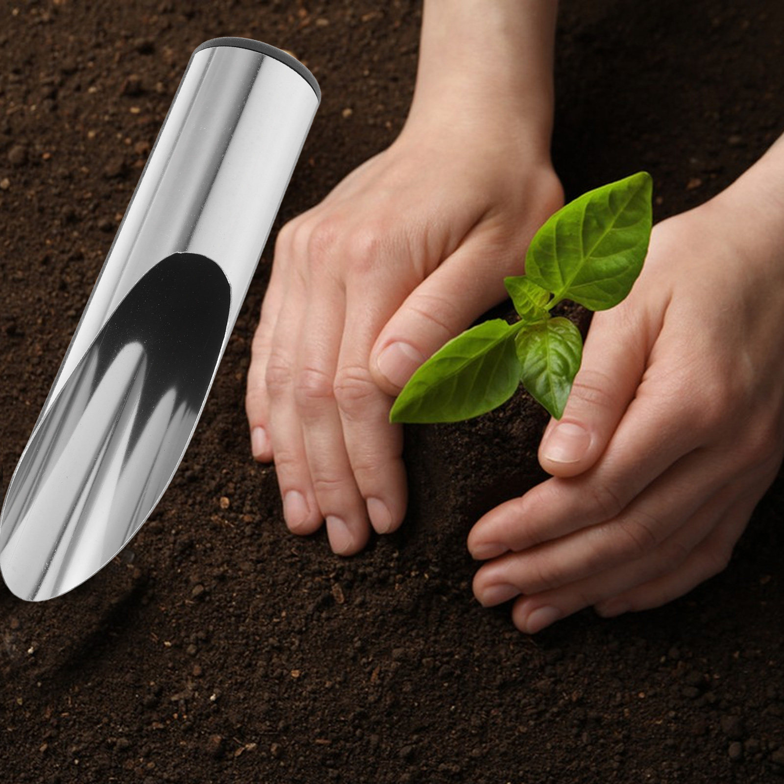 Pala da giardino in acciaio in - Soil Scoop Tool recensione e prezzo