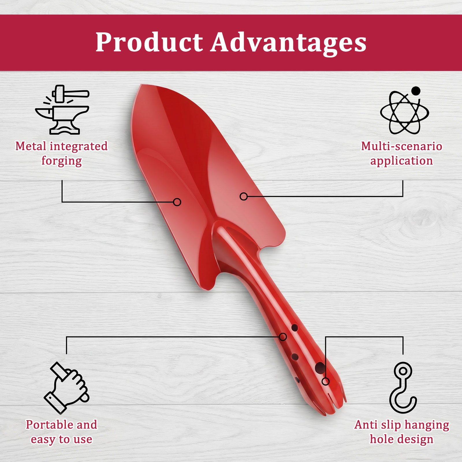 Paletta da Giardino in Metallo - Soil Scoop Tool recensione e prezzo