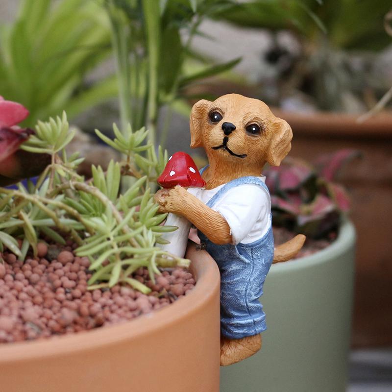 Graziosa Statuetta di Cane in  - Us Bonsai Garden recensione e prezzo