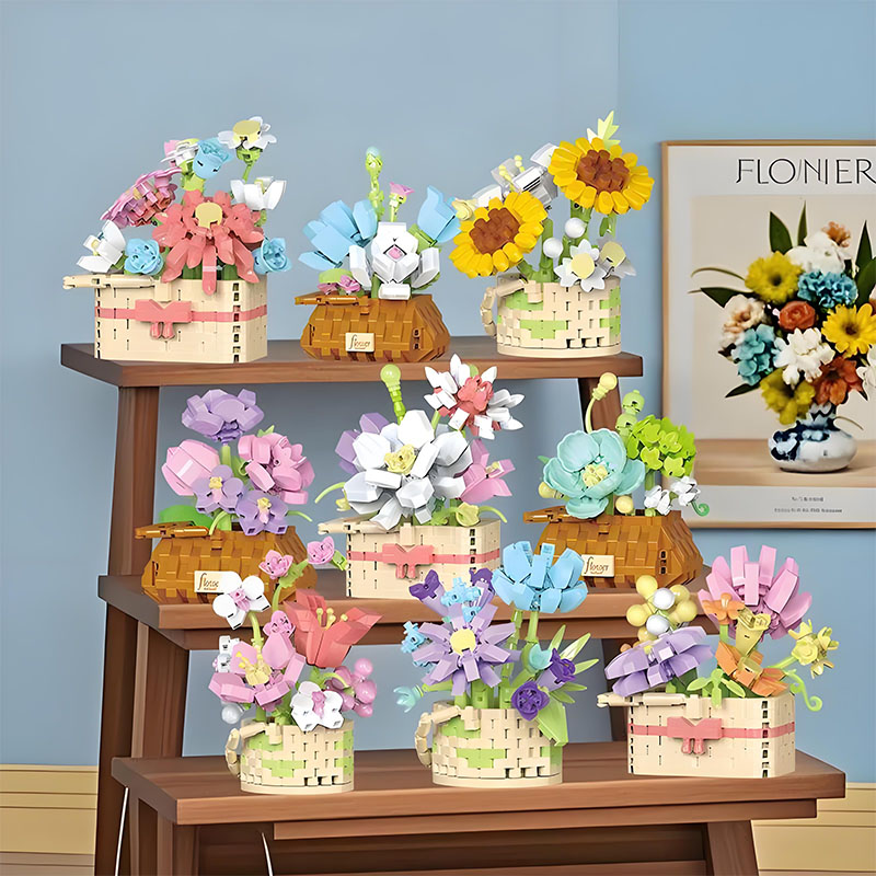Fai da te in vaso rosa girasol - Bonsai Garden Lego Set recensione e prezzo